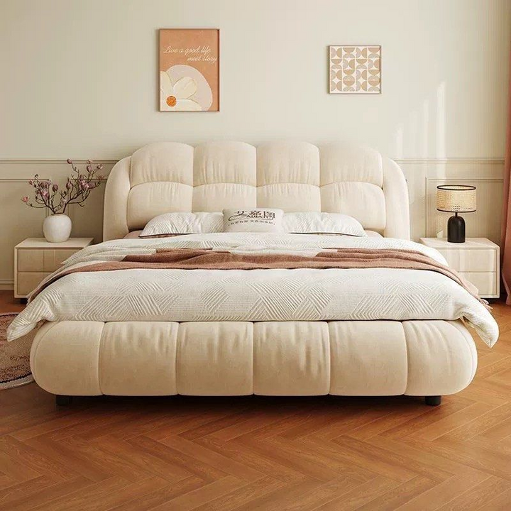 POUFFY Modern Storage Bedframe