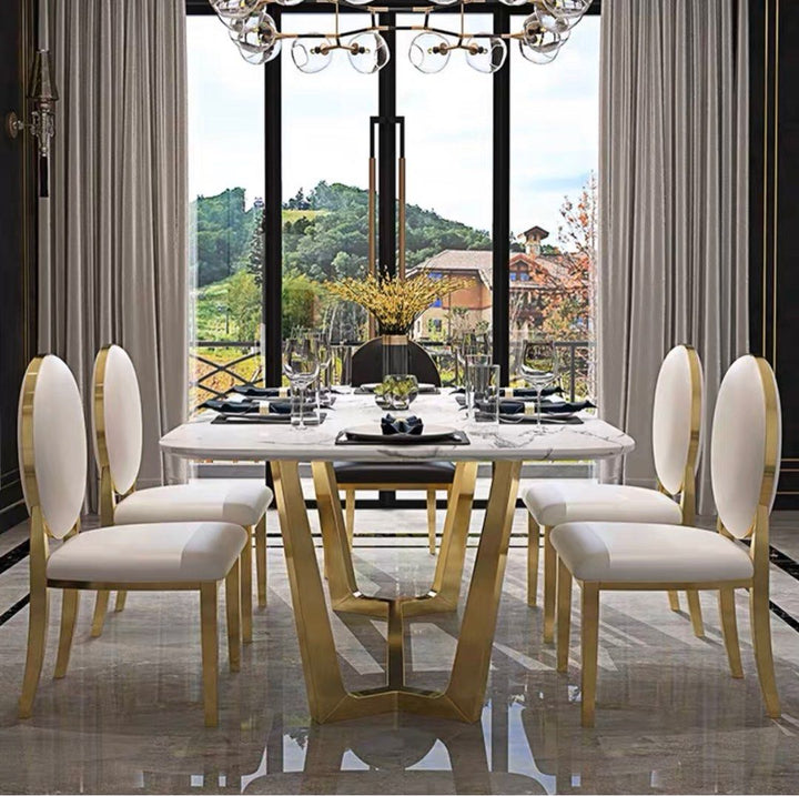 EDDY Modern Marble Dining Table