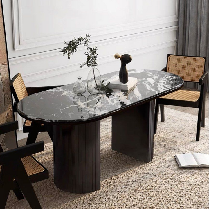 BOLDEN Modern Natural Marble Dining Table