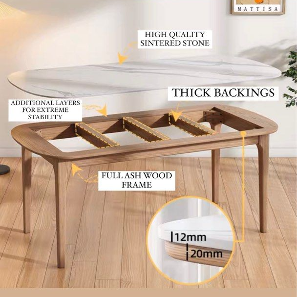 WELCH Sintered Stone Dining Table & Chairs