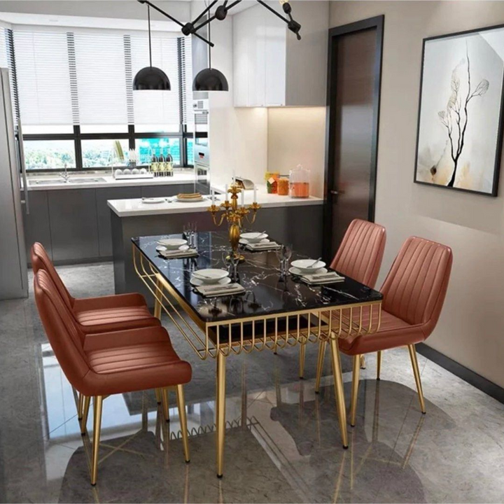 BOBBY Modern Marble Dining Table