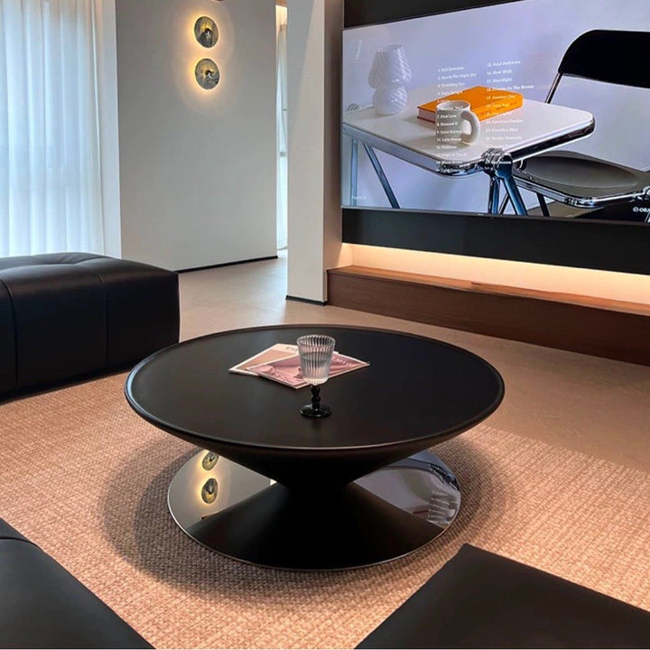 KESSILO Modern Round Coffee Table