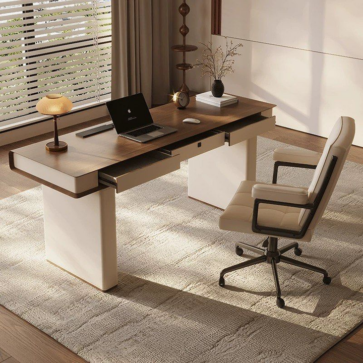 BERRYE Modern Solid Wood Study Table
