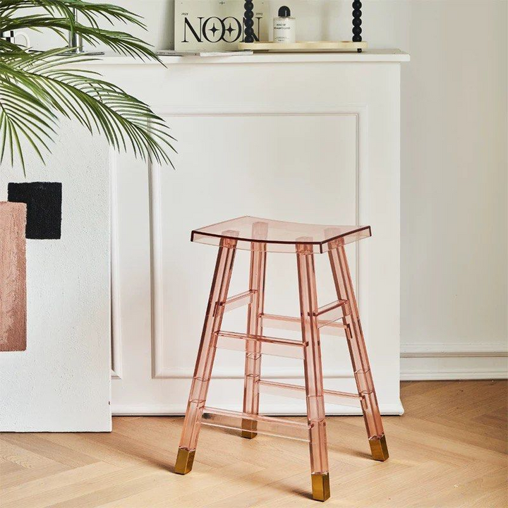 ASORN Modern Acrylic Bar Stool
