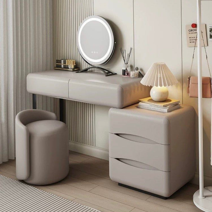 ALLE Modern Leather Vanity Table