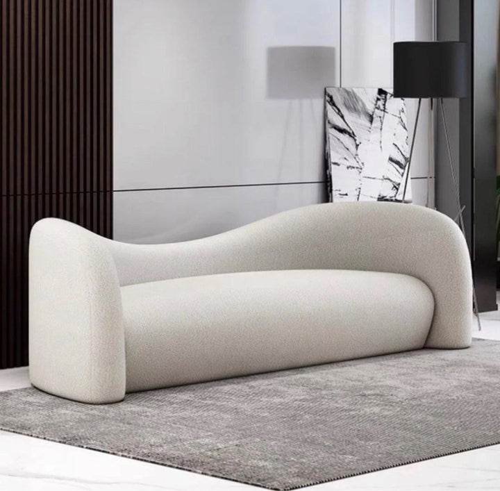 DIXIE Performance Boucle Curve Sofa