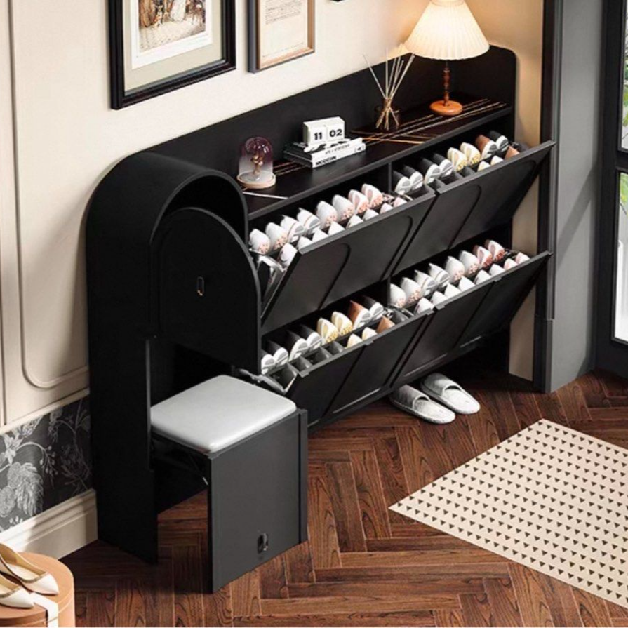 MERYL Modern French Shoe Cabinet With Sette