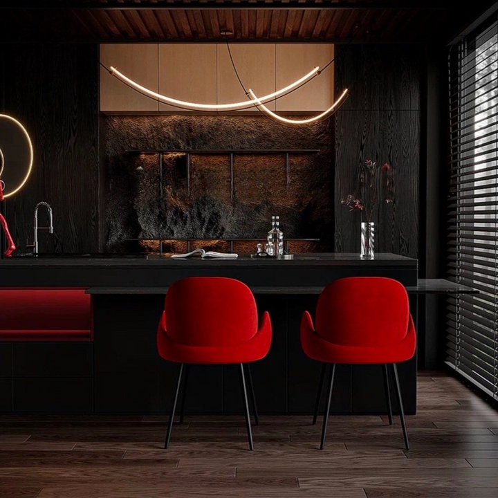 JIEA Modern Fabric Dining Chair