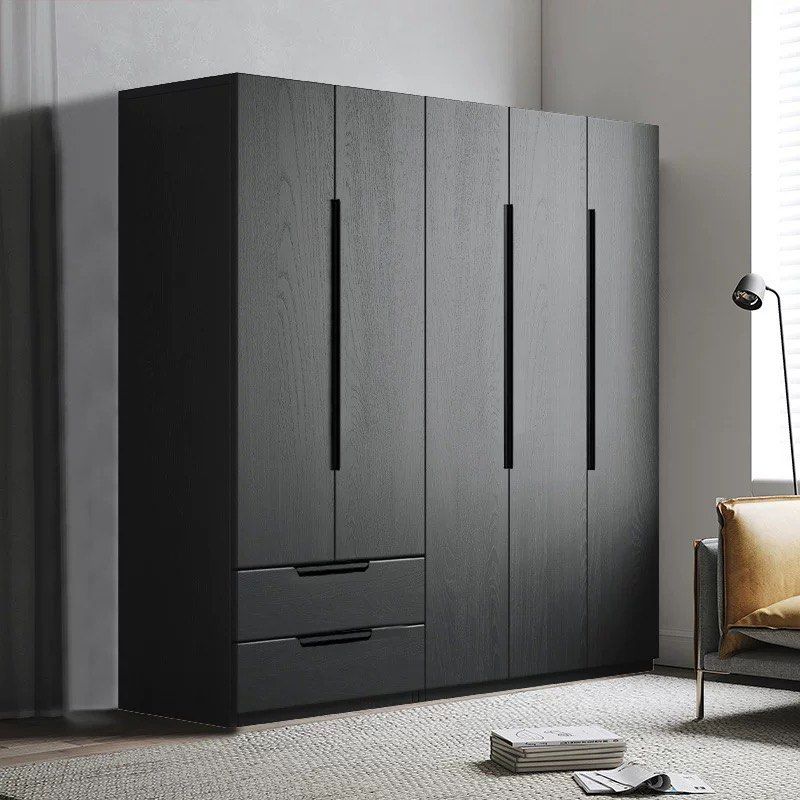 HENRYK Modern Black Wardrobe