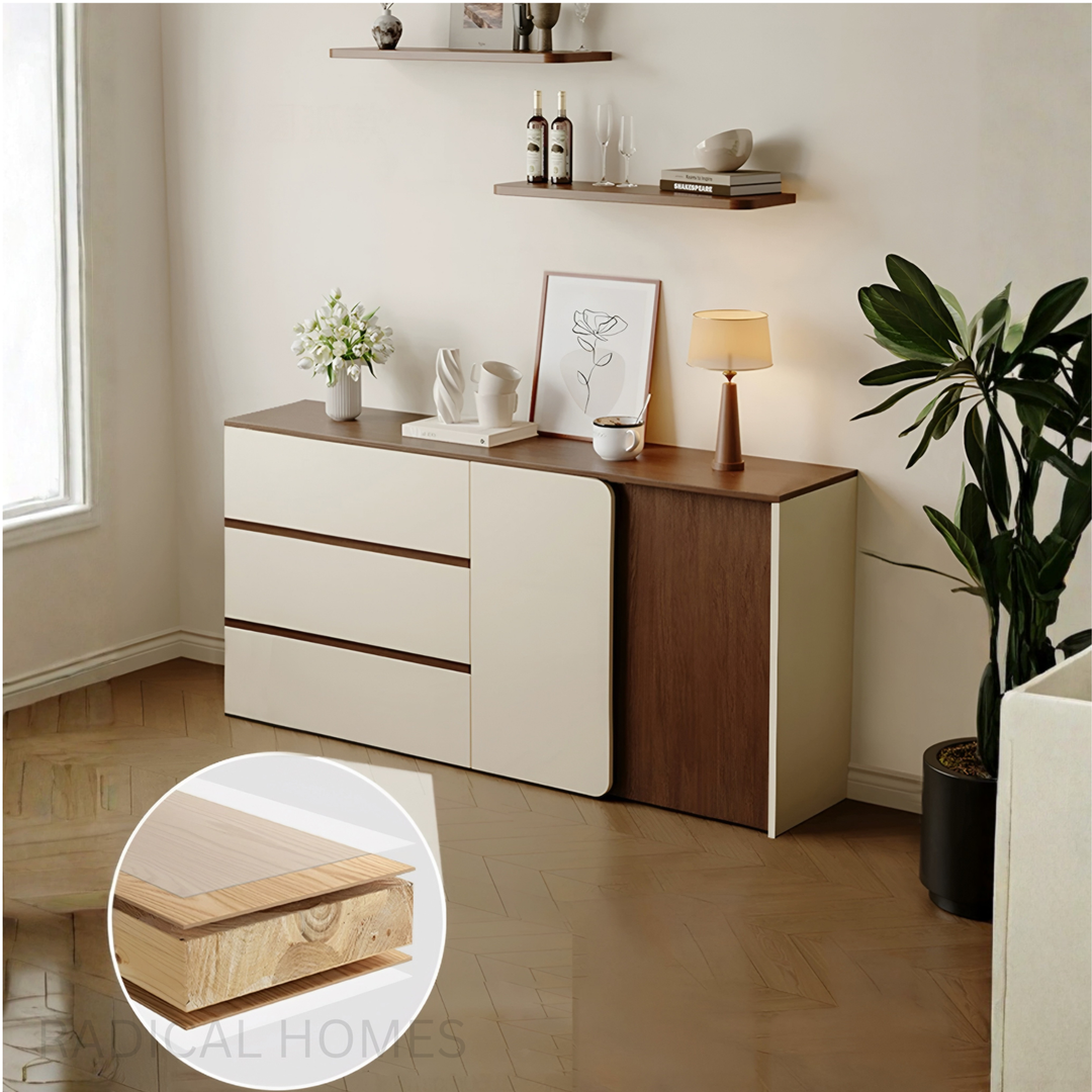 HYLAND Rustic Walnut Sideboard