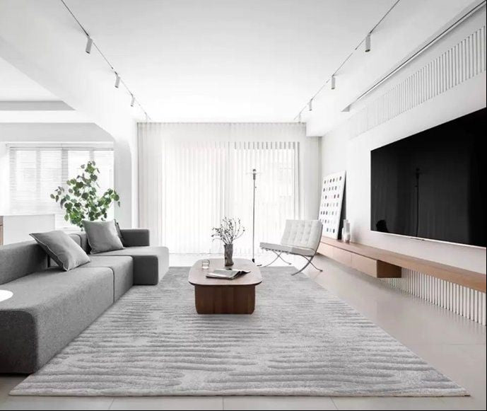 GRAYED Modern Water Resistant Rug