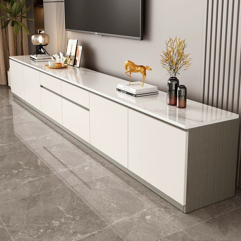 Stone Display Console PARKE Modern Sintered Stone TV Console – Radical Homes