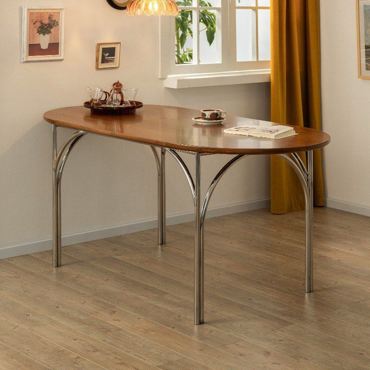 CLARK Oval Pine Wood Dining Table
