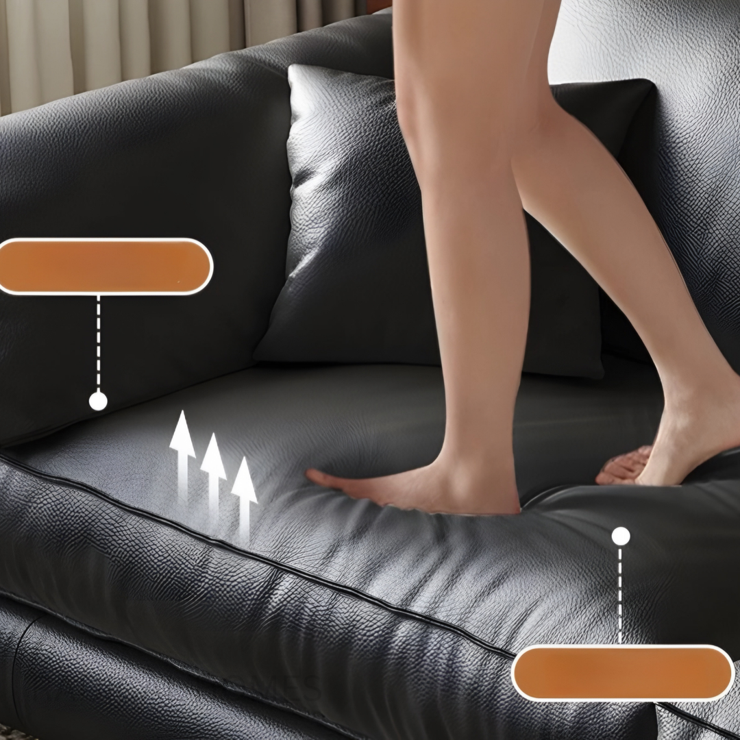 BILL Modern Genuine Leather Sofa
