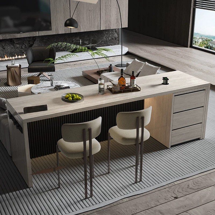 ALRIC Modern Sintered Stone Bar Table