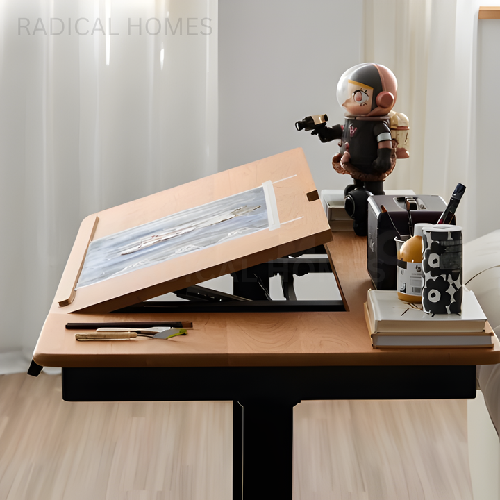 APEKZ Modern Ergonomic Adjustable Study Table - Radical Homes Singapore