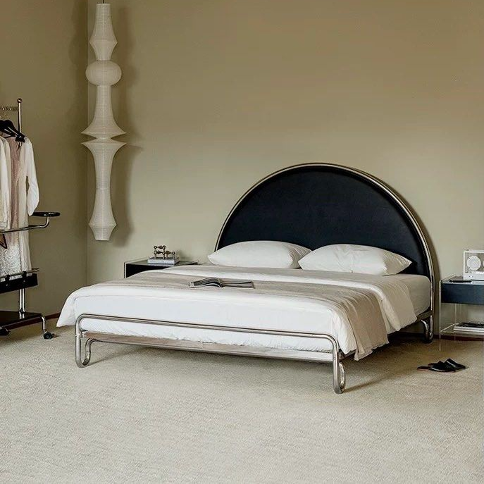 KALFON Modern Stainless Steel Bedframe