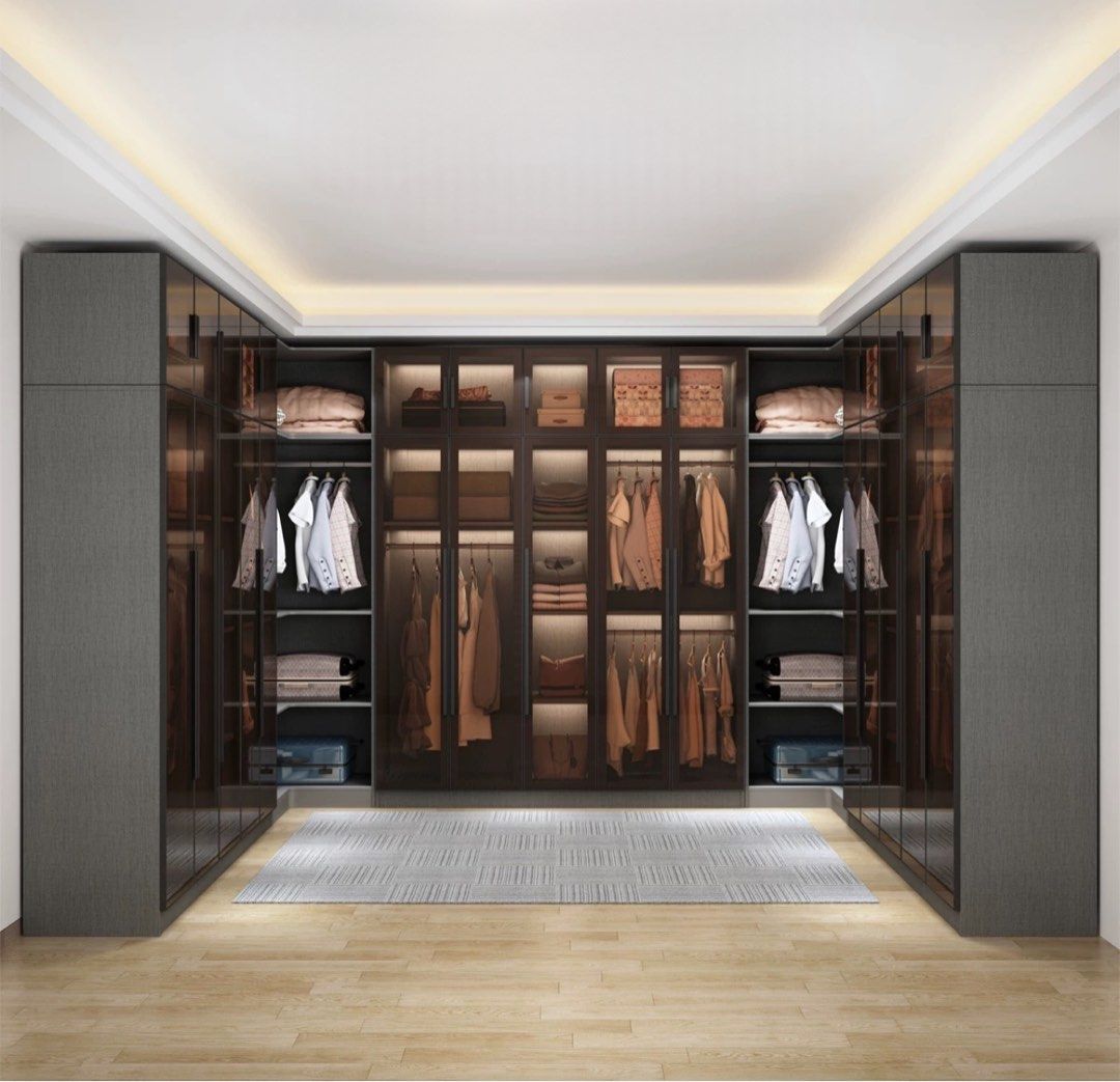 FARRON Modern Glass Wardrobe