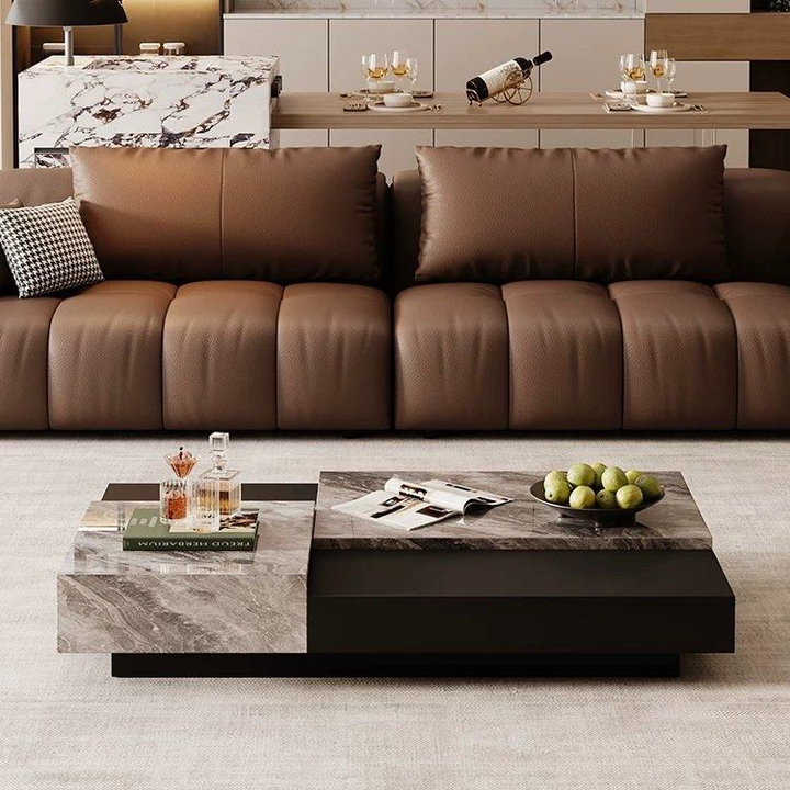 TRISTOA Modern Sintered Stone Coffee Table