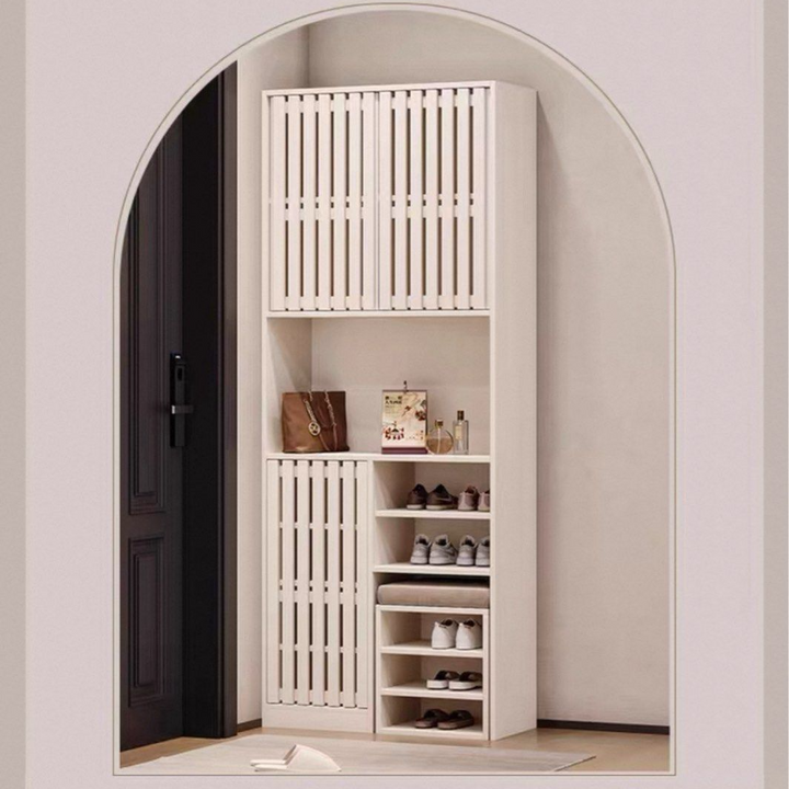 ADIA Modern Solid Wood Storage Shoe Cabinet