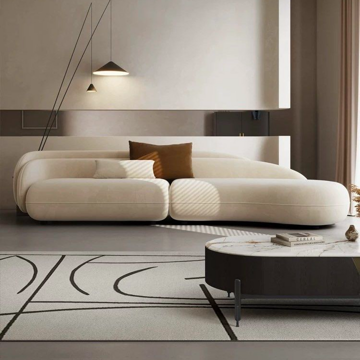 FORTE Scratch Resistant Curve Sofa