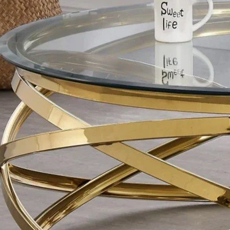 PUGH Modern Glass Coffee Table