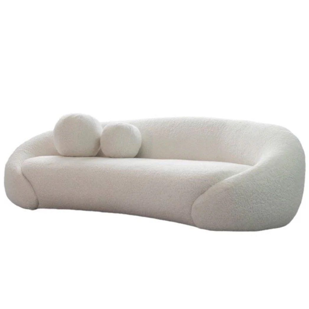 ALISEN Boucle Curve Sofa