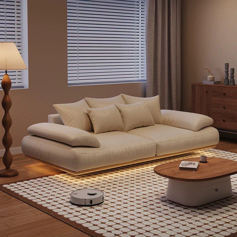 SERRA Modern LED Leather Sofa