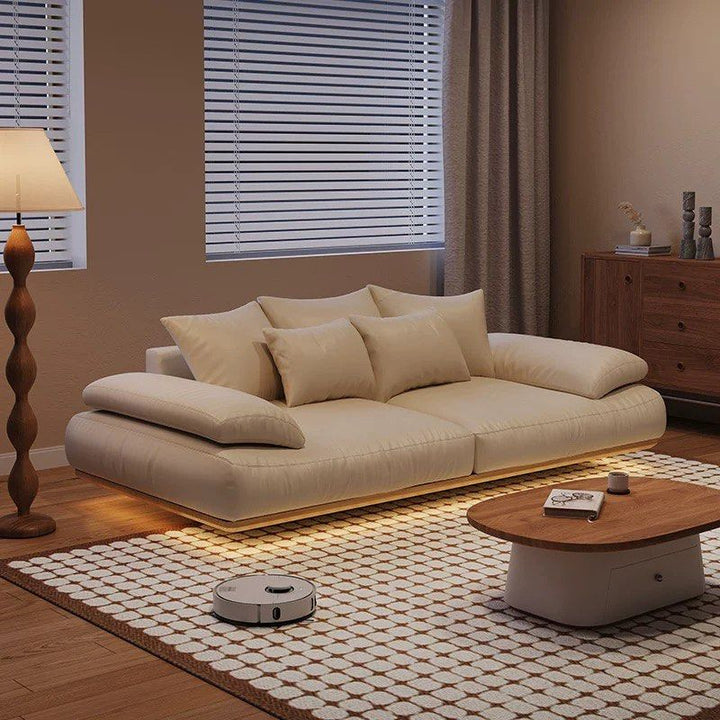 SERRA Modern LED Leather Sofa