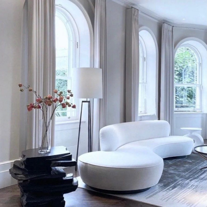 RANTOSO Boucle Curve Sofa