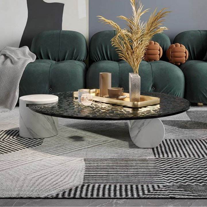 TATUM Modern Glass Coffee Table