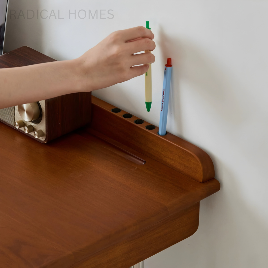 CLAYMOR Modern Solid Wood Study Table - Radical Homes Singapore