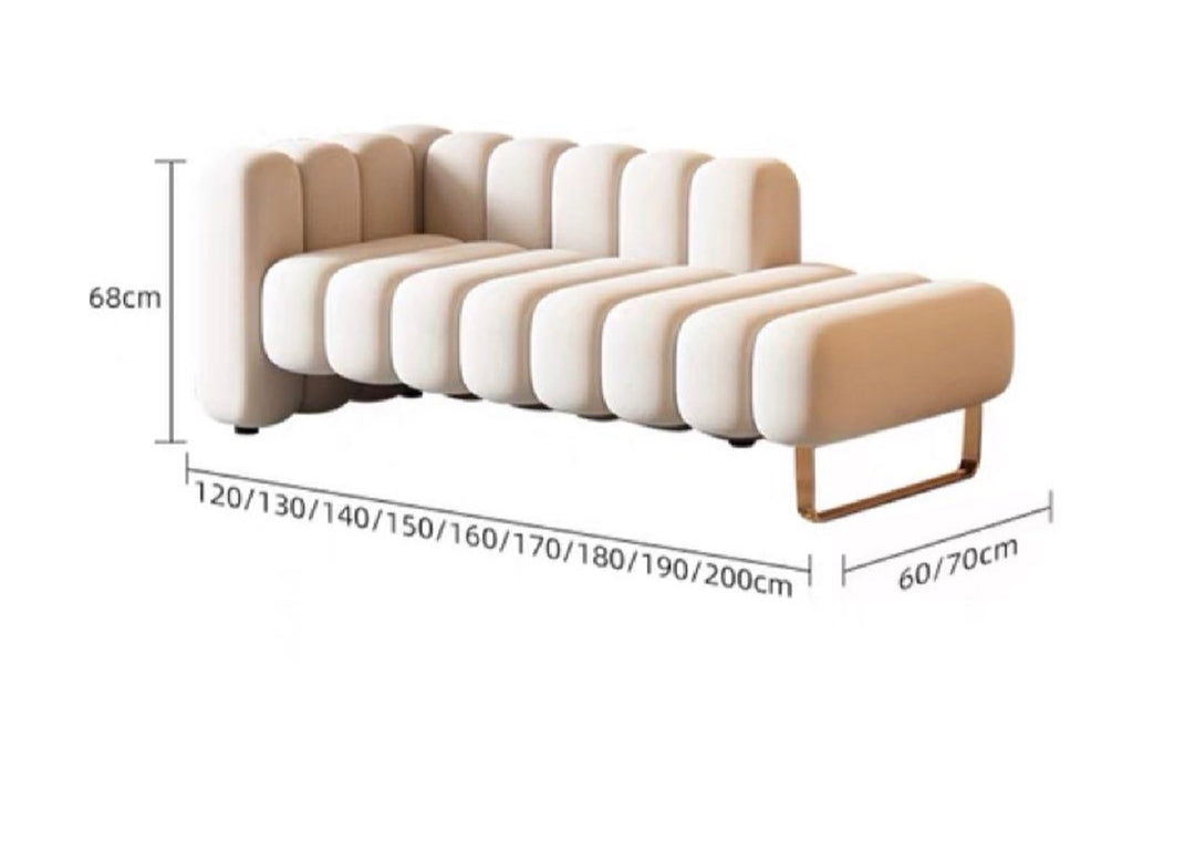 LIBERTY Modern Velvet Ottoman (INSTOCK)