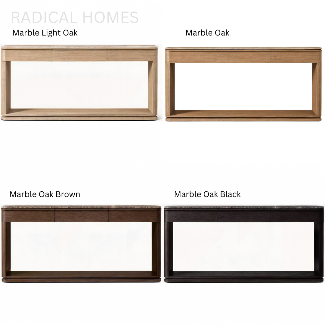 VARENO Modern Marble Console Table