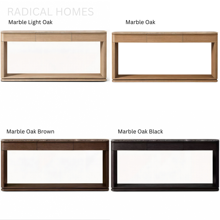 VARENO Modern Marble Console Table