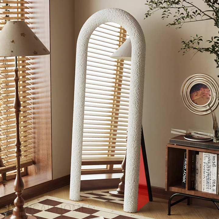 TADIEL Arch Velvet Floor Mirror