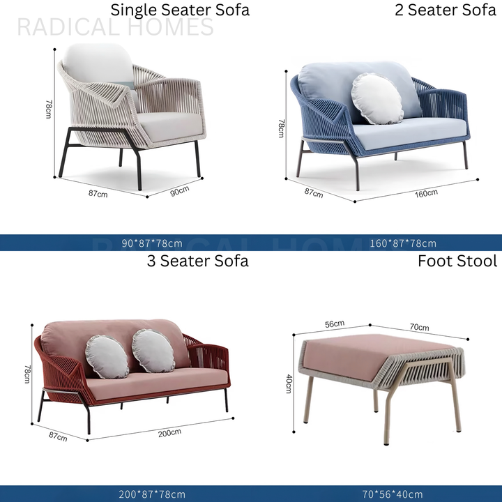 KAYDENS Modern Outdoor Table