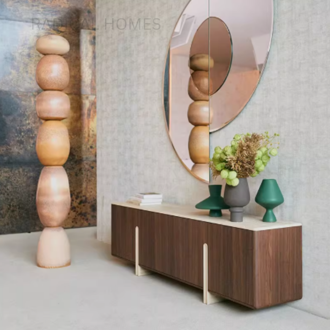 LOUI Modern Solid Wood TV Console - Radical Homes Singapore