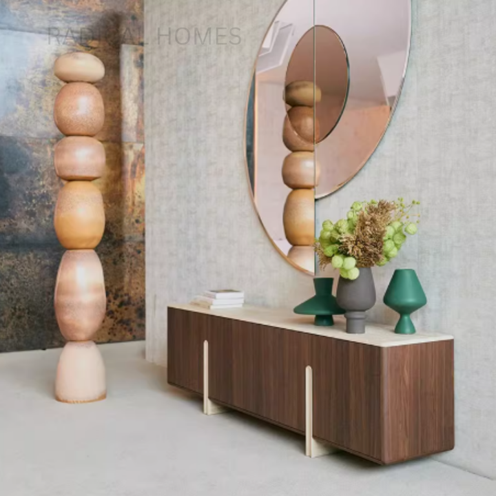 LOUI Modern Solid Wood TV Console - Radical Homes Singapore