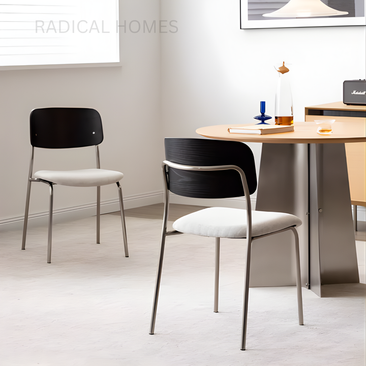 KAN Japandi Fabric Dining Chair