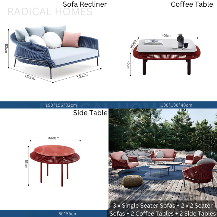KAYDENS Modern Outdoor Table