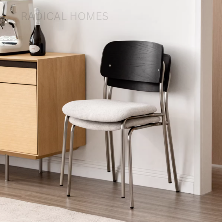 KAN Japandi Fabric Dining Chair