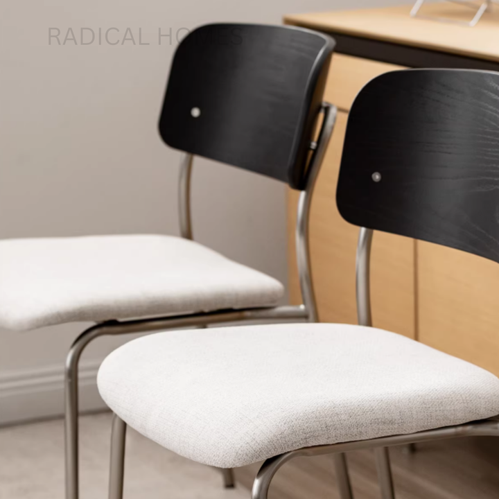 KAN Japandi Fabric Dining Chair