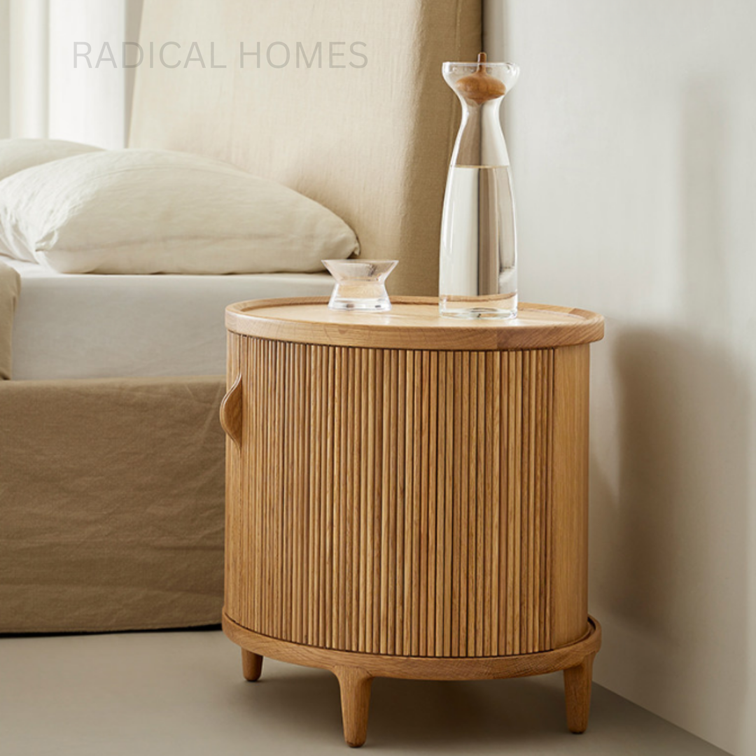 LEGO Modern Solid Wood Bedside Table - Radical Homes Singapore