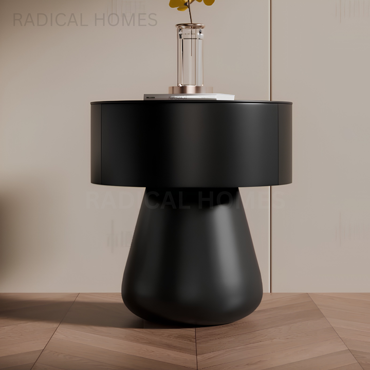 KINO Modern Round Bedside Table