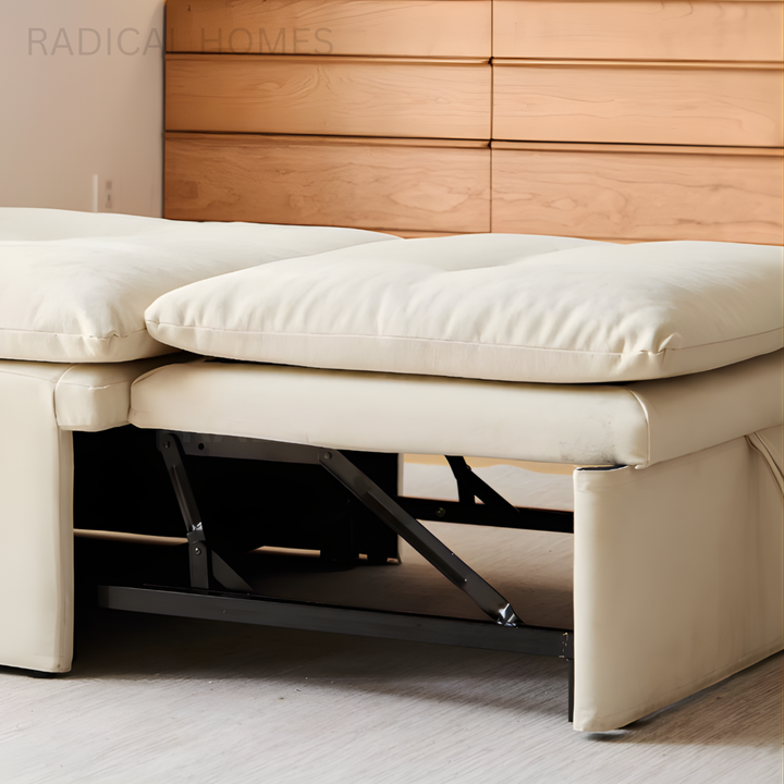 HERSHEY Modern Leather Sofa Bed - Radical Homes Singapore