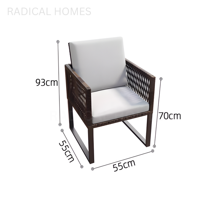 KARICE Modern Outdoor Table and Chairs - Radical Homes Singapore