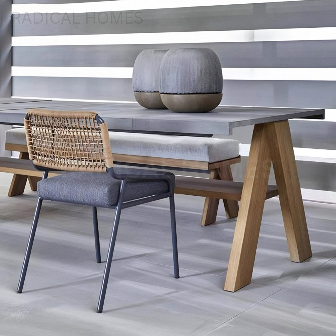ROME Modern Outdoor Sintered Stone Dining Table