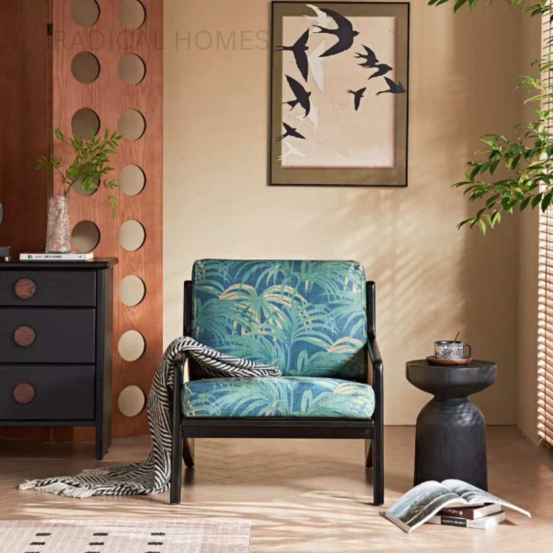 LUNARO Wabi Sabi Rattan Lounge Chair