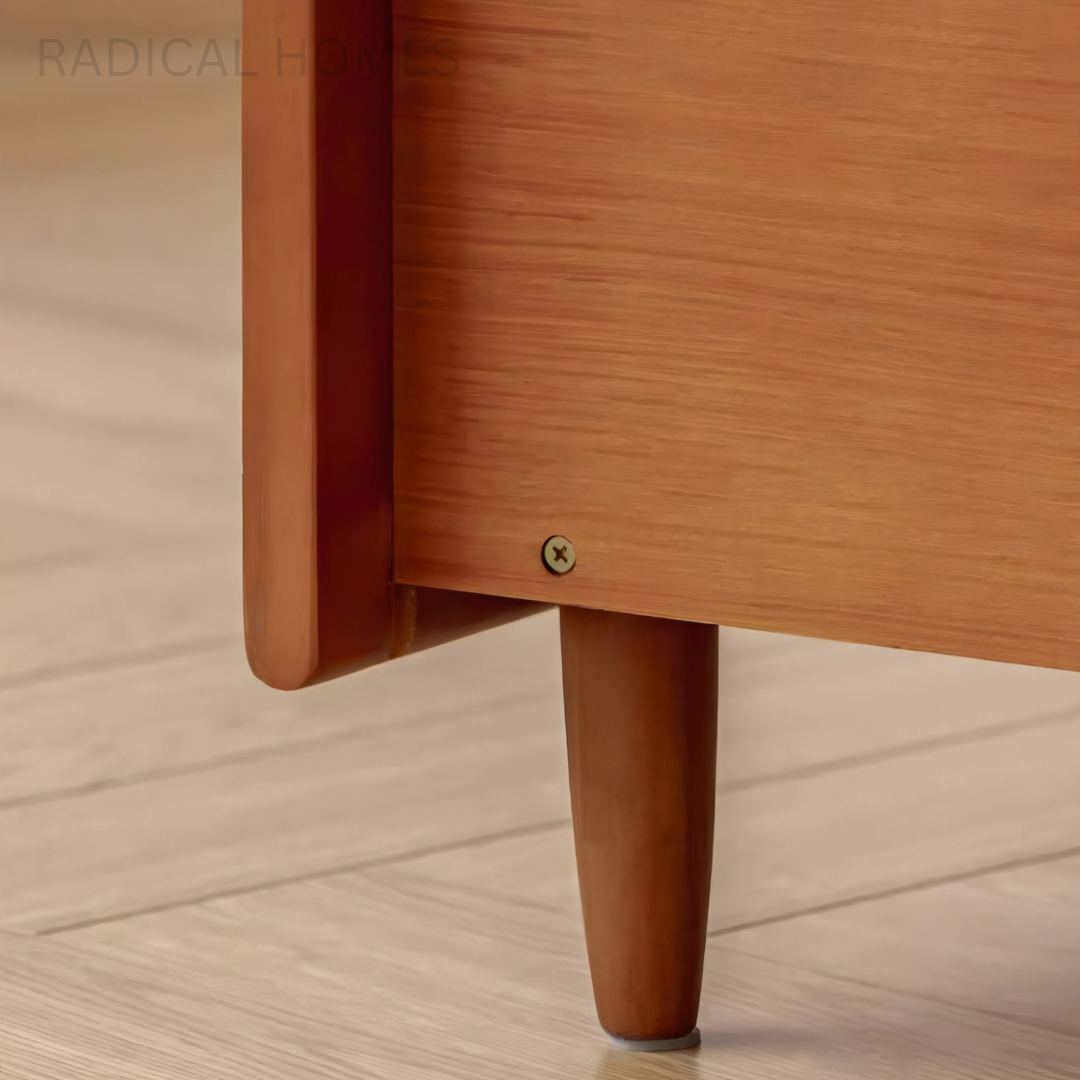 NARVEL Modern Solid Wood Bedside Table - Radical Homes Singapore